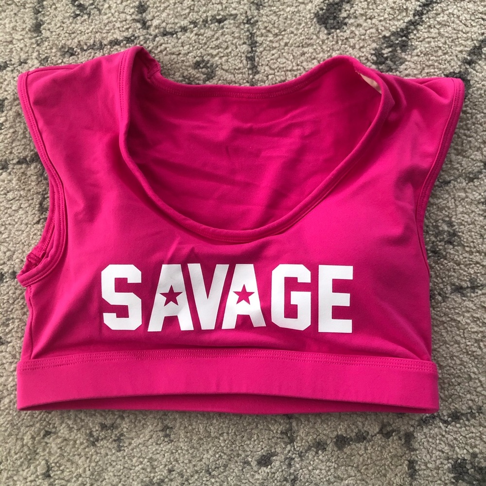 Savage barbell sports bra